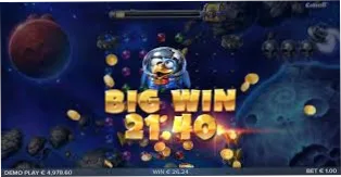 Pirots 4 Big Win 21.40 space astronaut